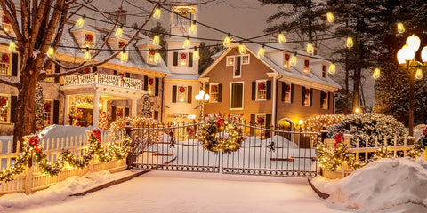 String Lights winter outdoor