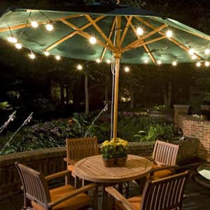 String Light Patio Idea