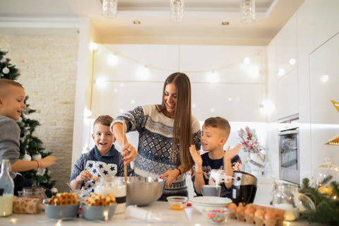 String Lights In Kitchen