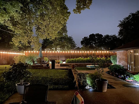 String Light For Dinner Decorating