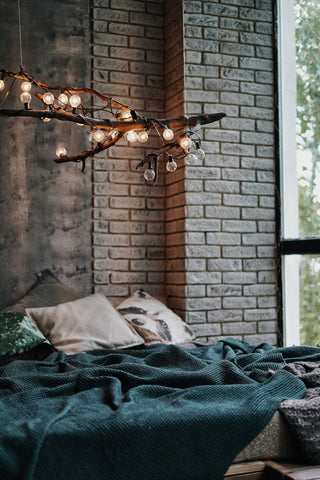 String Lights Dorm Room