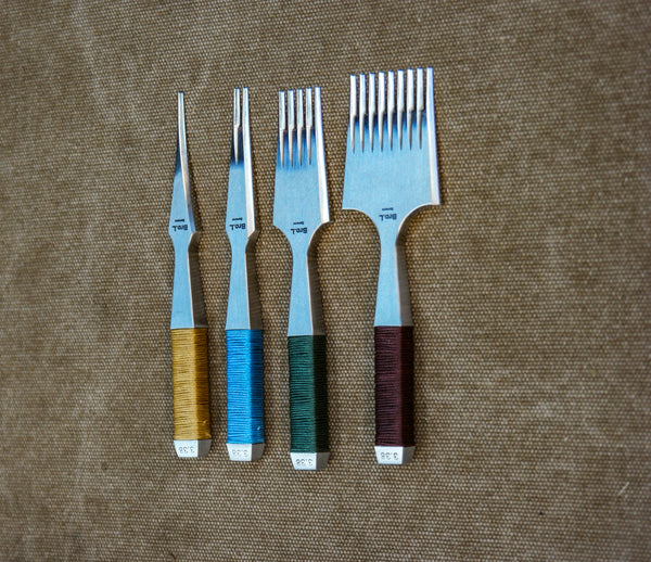 Bro.L Leather Hole Punching Tool 3.38mm 1/2/4/6 Claw Tooth Set for DIY Leather Craft