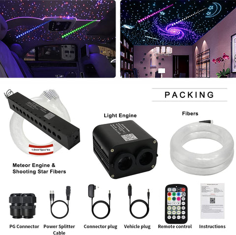 Package for 20W Dual Colors Twinkle Bentley Star Roof Lights | Chinly.shop