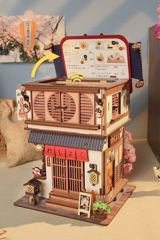 DIY Japanese Restaurant Dollhouse Kit - Desk Bin