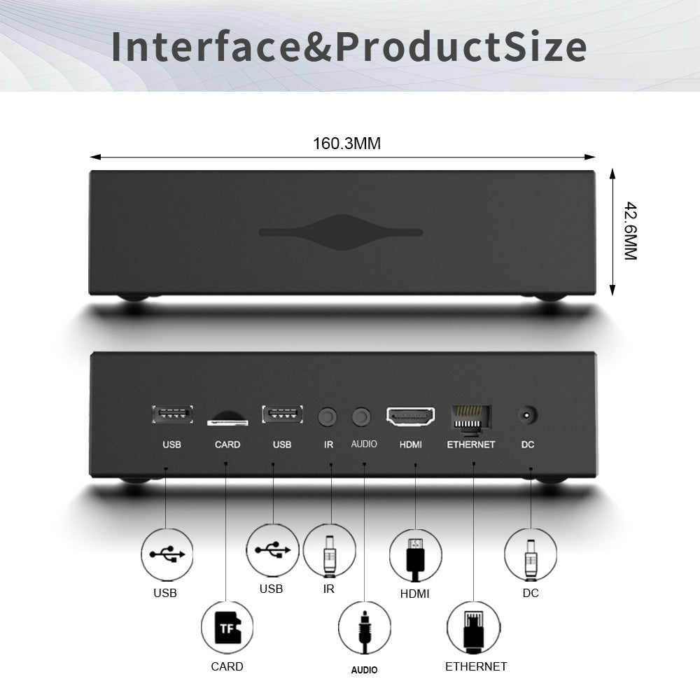 CAJA DE SEÑALIZACIÓN DIGITAL, SALIDA HDMI 4K, CAJA DE PUBLICACIÓN DE INFORMACIÓN