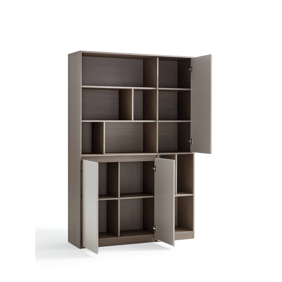 Cappuccino 1.2m Taupe Bookshelf