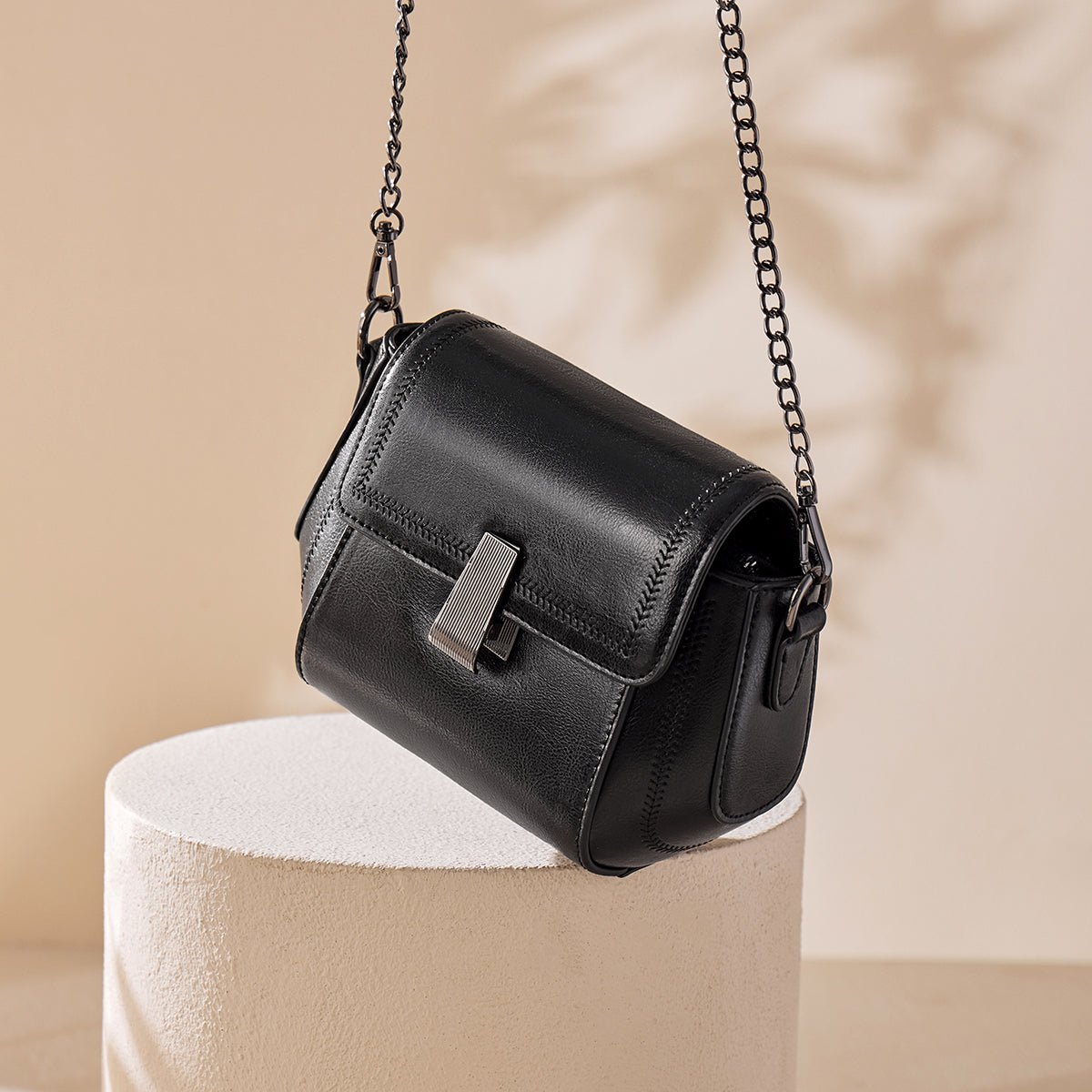 Classic Black Chain Strap Bag