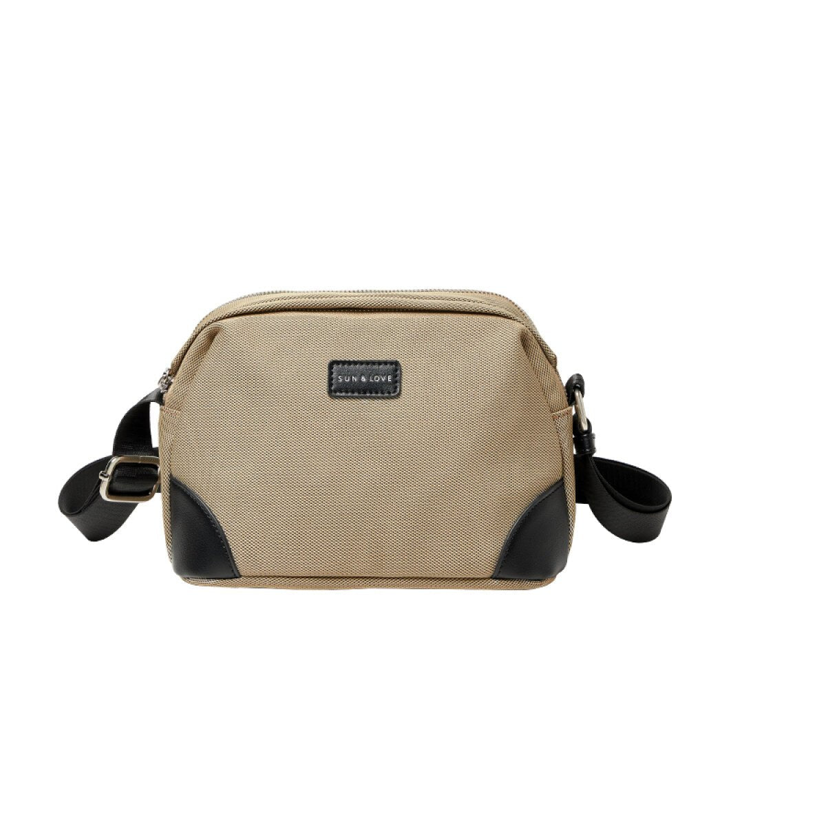 Khaki Sun & Love Chest Bag