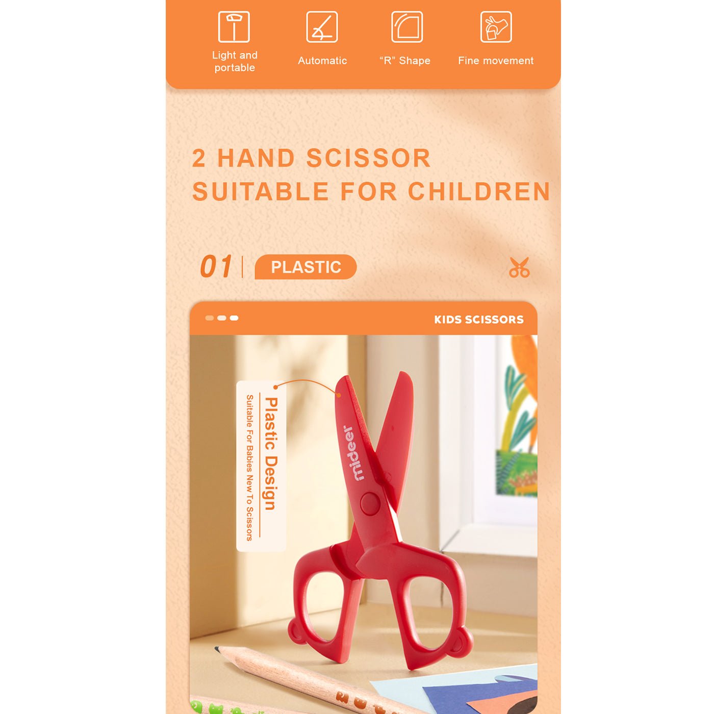 Kids Red Scissors