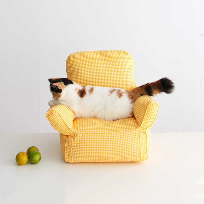 Little Tofu Yellow Pet Sofa