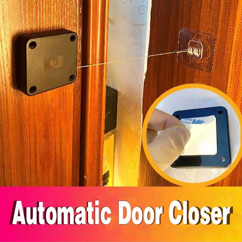 Automatic Door Closer Punch-Free Soft Closers For Sliding Door Glass Door 500g-1000g Tension Closing Device