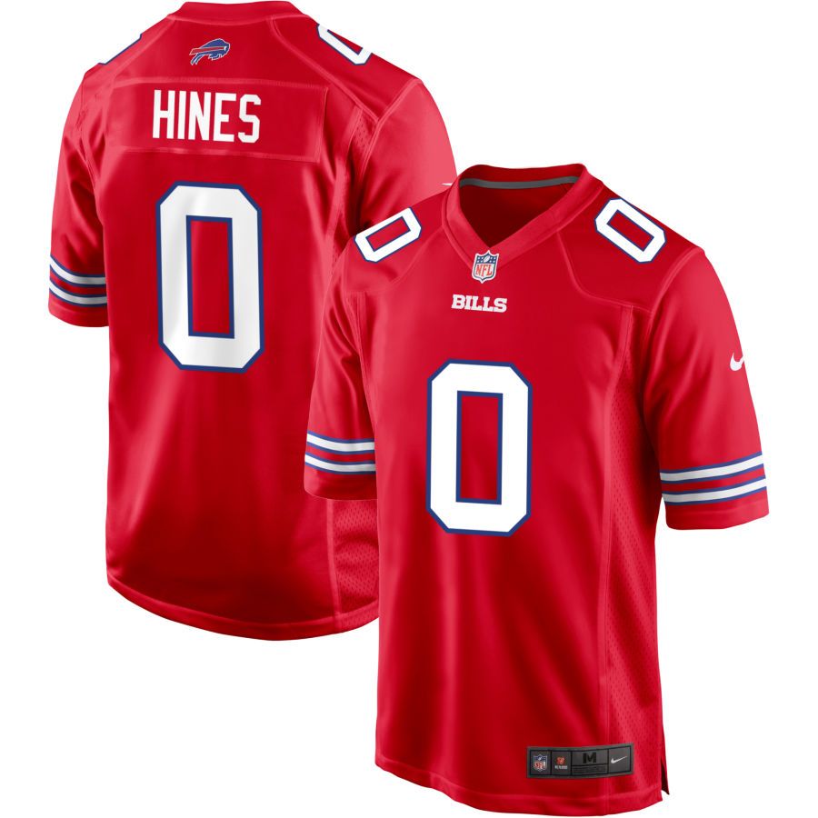 Nyheim Hines Buffalo Bills Nike Alternate Game Jersey - Red