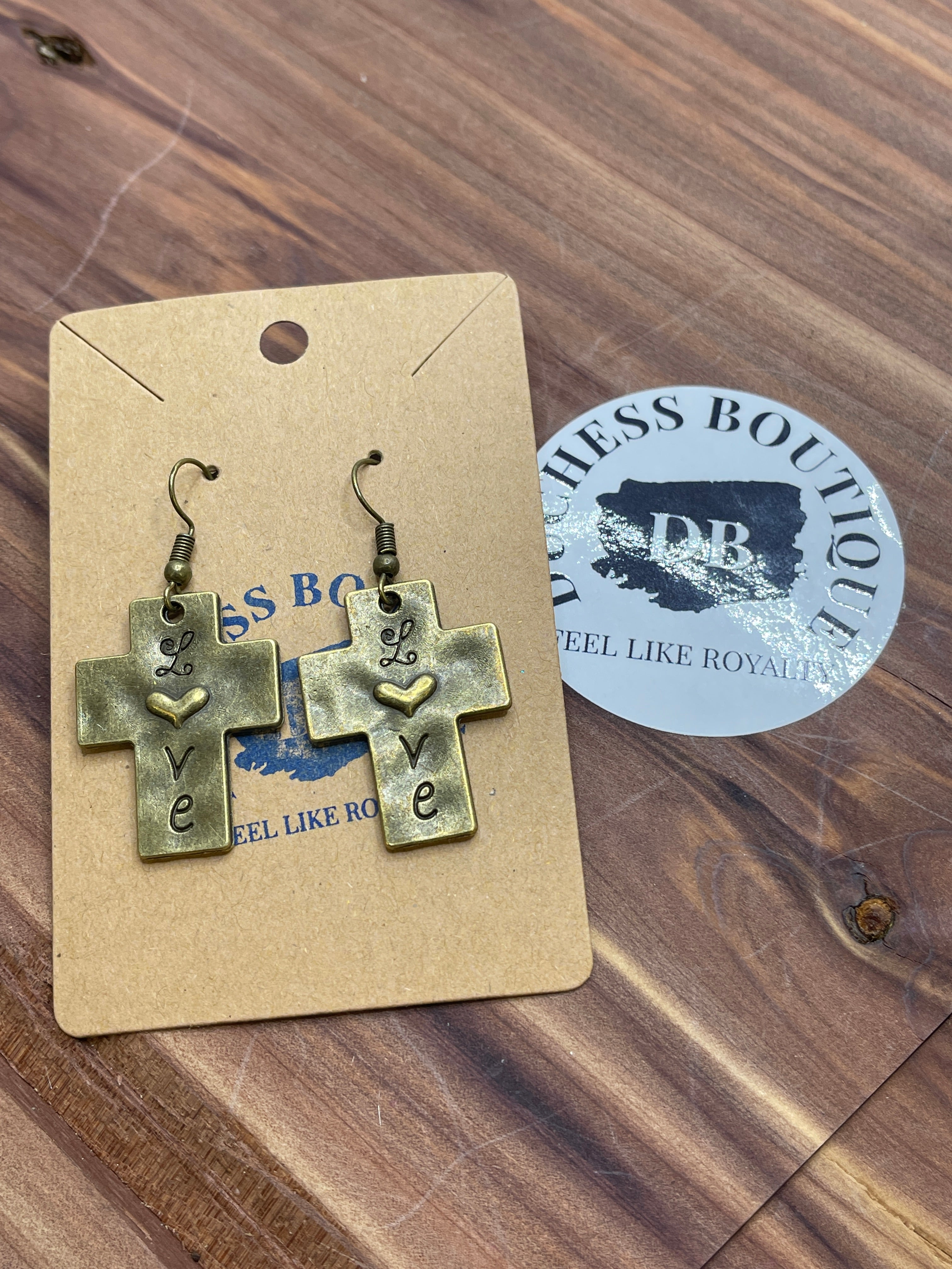 Cross Love Earrings