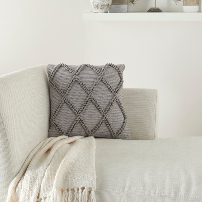 Lifestyle GC101 Light Grey Pillow - Rug & Home