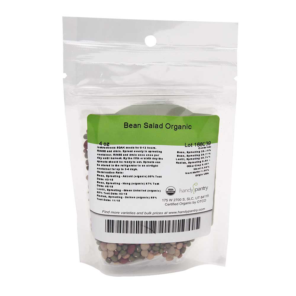 Bean Salad Sprouting Seeds Mix - 4oz