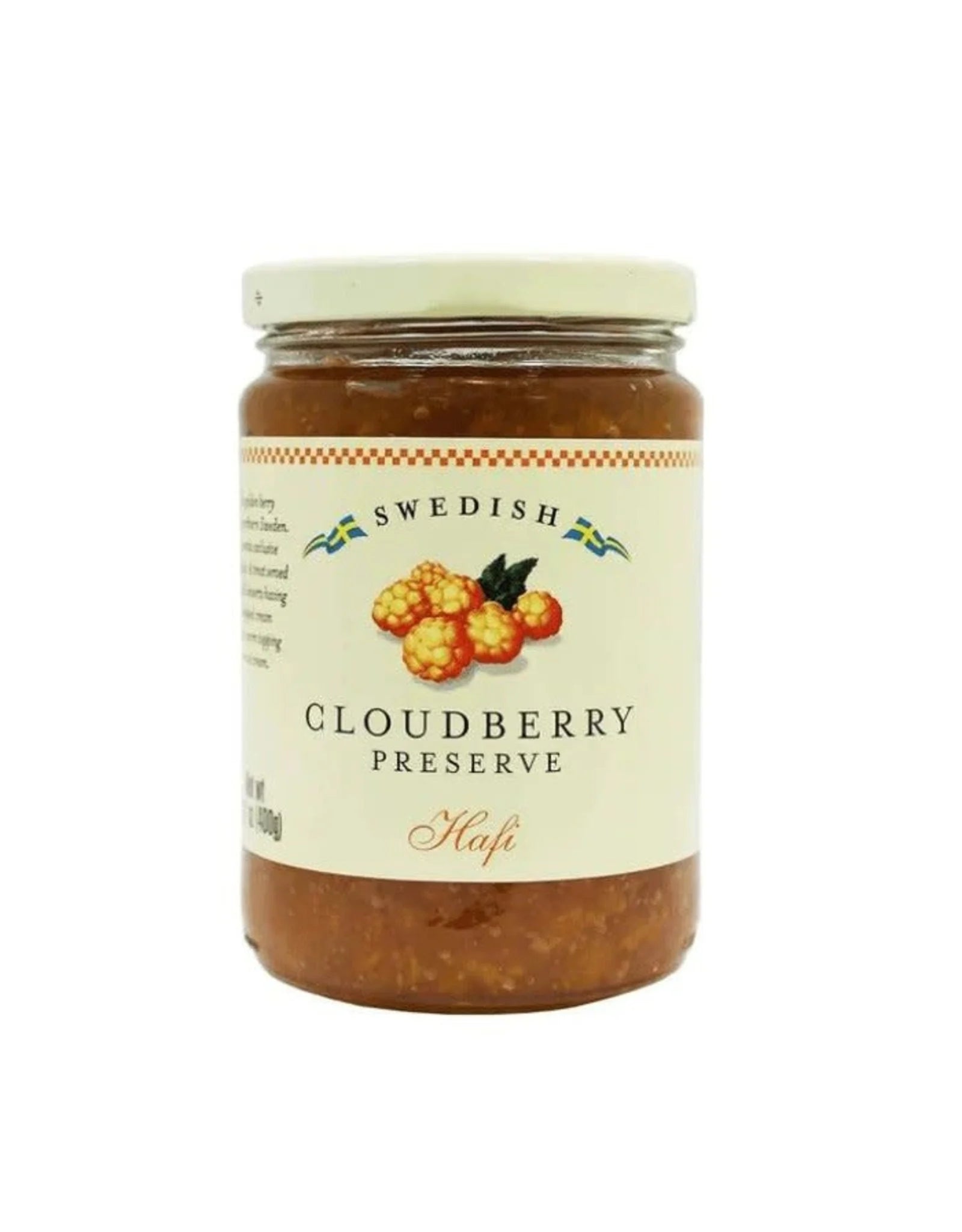 Hafi Swedish Cloudberry Preserves, 14.1 oz