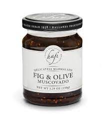 Hafi Fig and Olive Muscovado Marmalade Jar 5.29oz