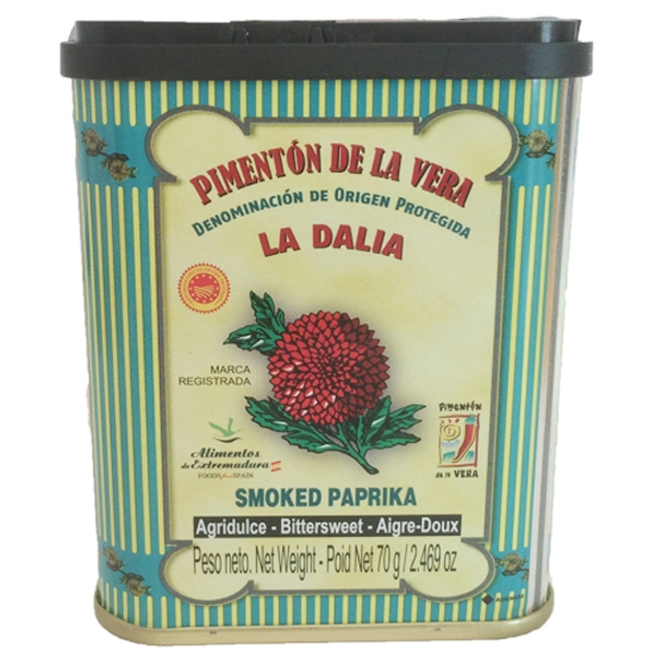 La Dalia Bittersweet Smoked Spanish Paprika Seasoning, 2.5 oz