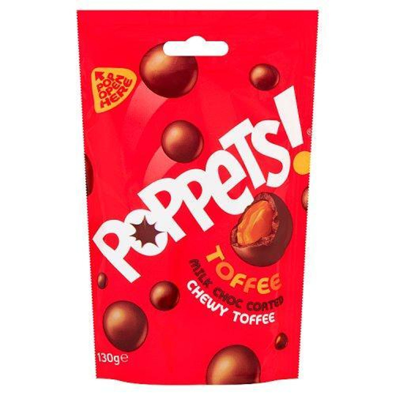 Paynes Poppets Chocolate Toffee Pouch, 4.58 oz