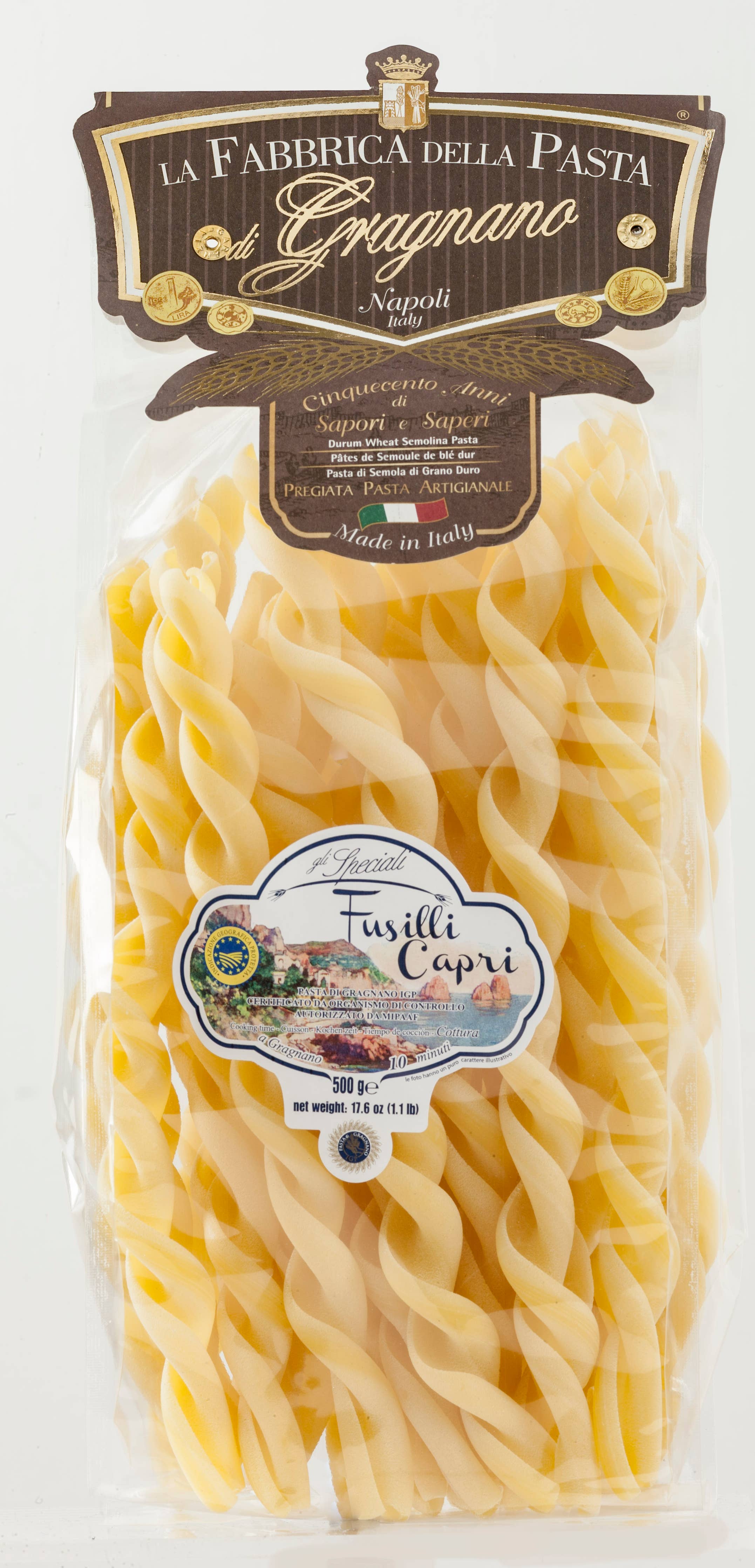 Fusilli Capri by La Fabbrica della Pasta 1.1lb