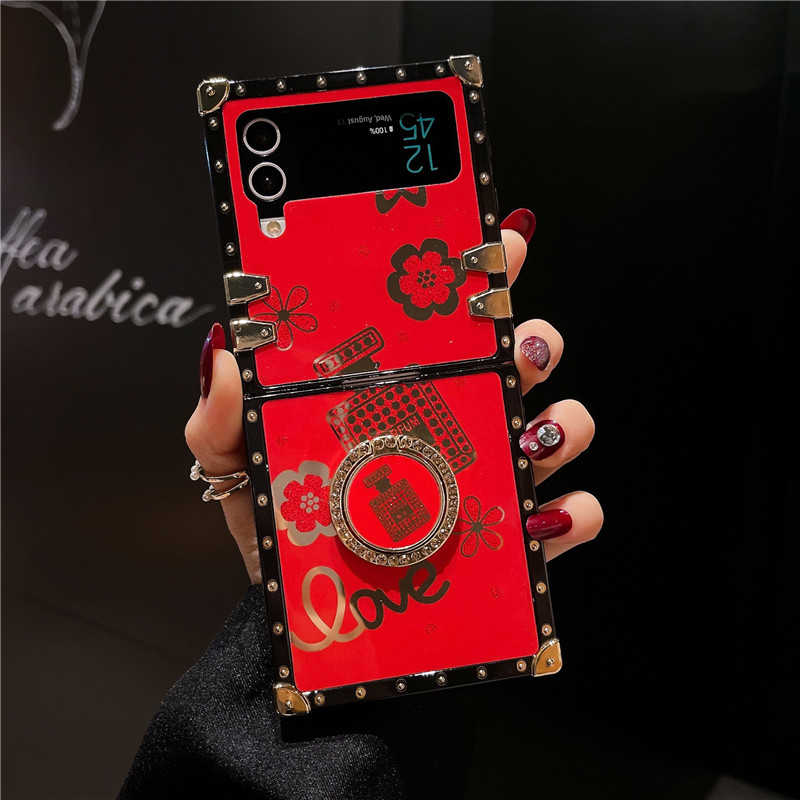 Perfume Bottle Print Galaxy Z Flip 3/4 Case