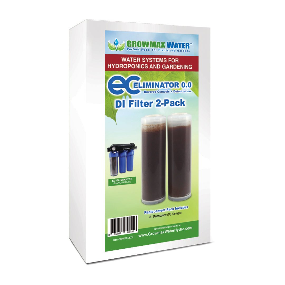 GrowMax Water Replacement Deionization Filter Pack For EC Eliminator