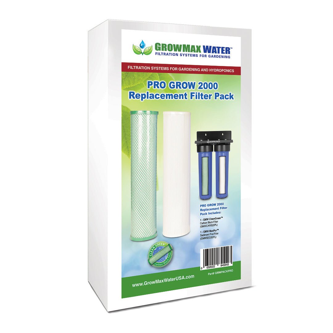 GrowMax Water Replacement Filter Pack For Pro Grow 2000