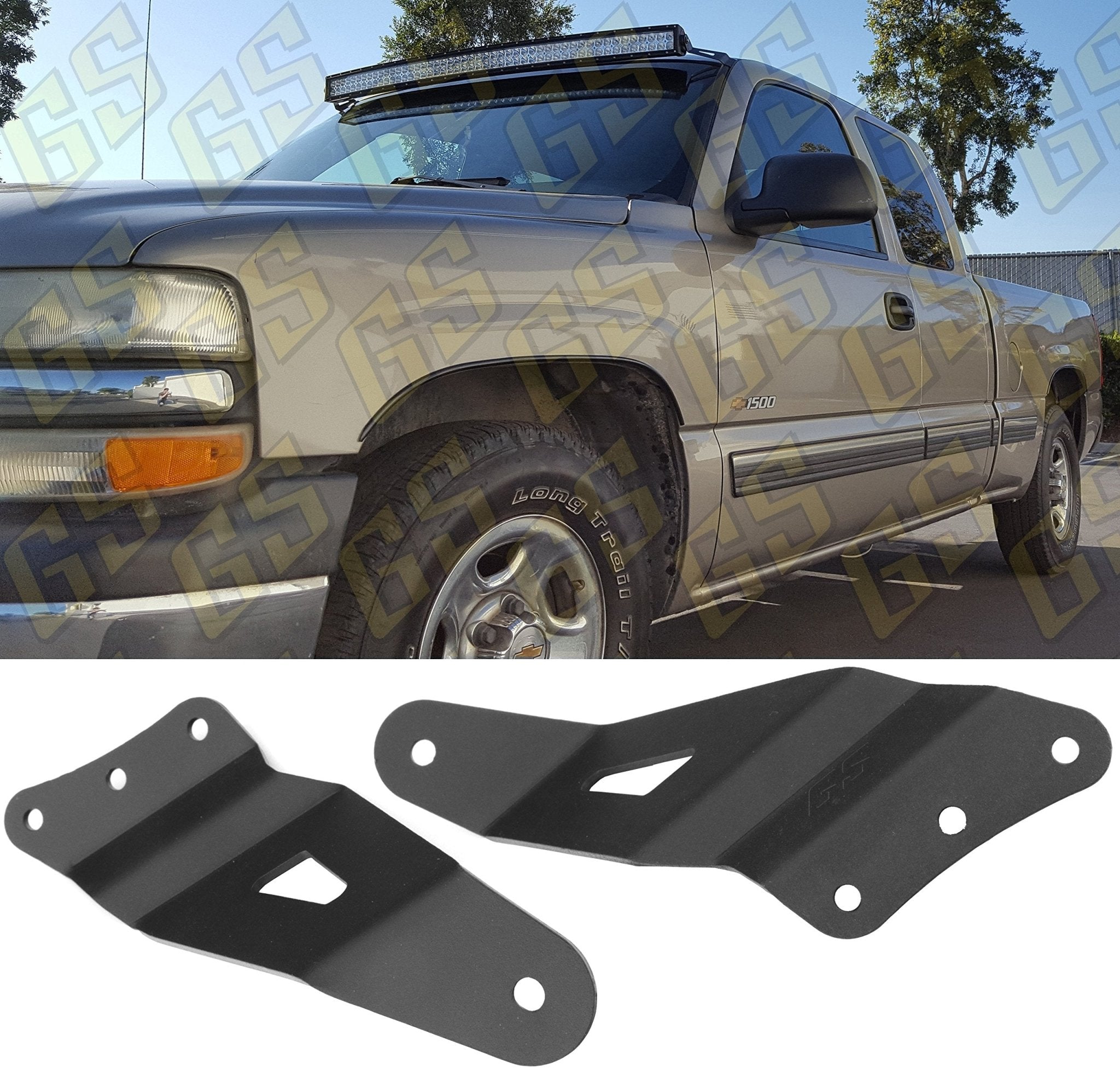 Curved LED Light Bar Brackets <37