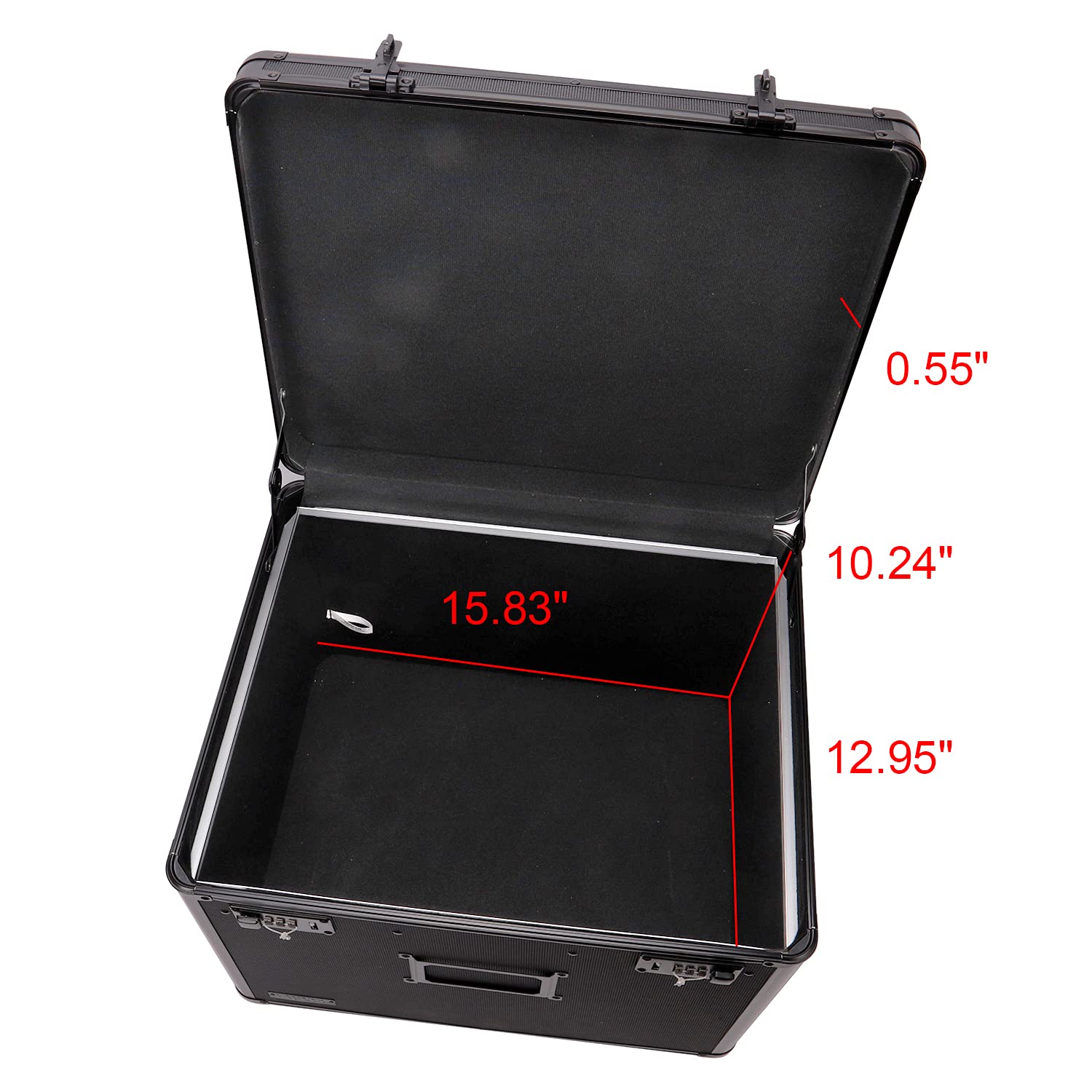 Locking File Storage Box - Two-Handled - Letter/Legal File Storage