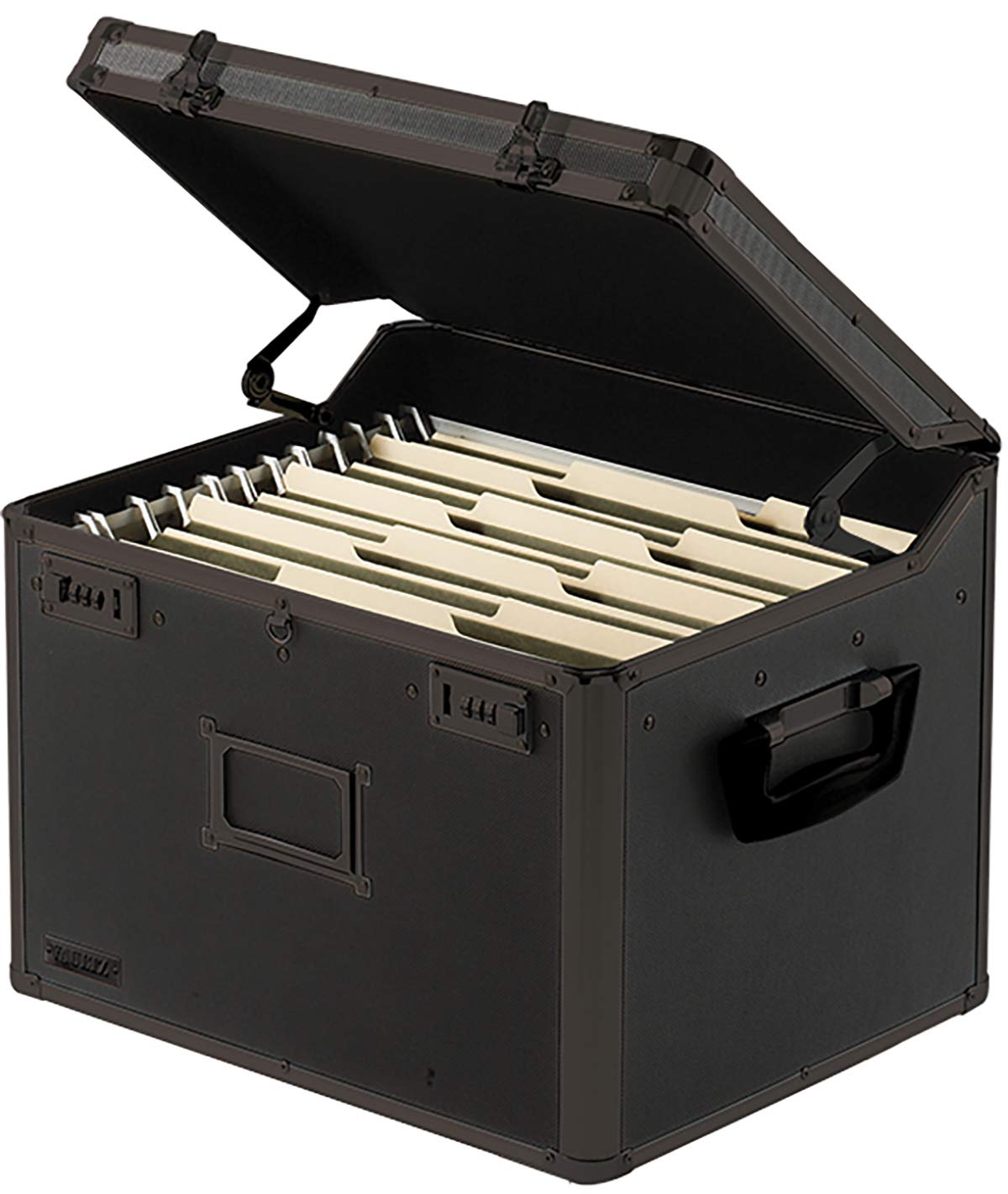 Locking File Storage Box - Two-Handled - Letter/Legal File Storage