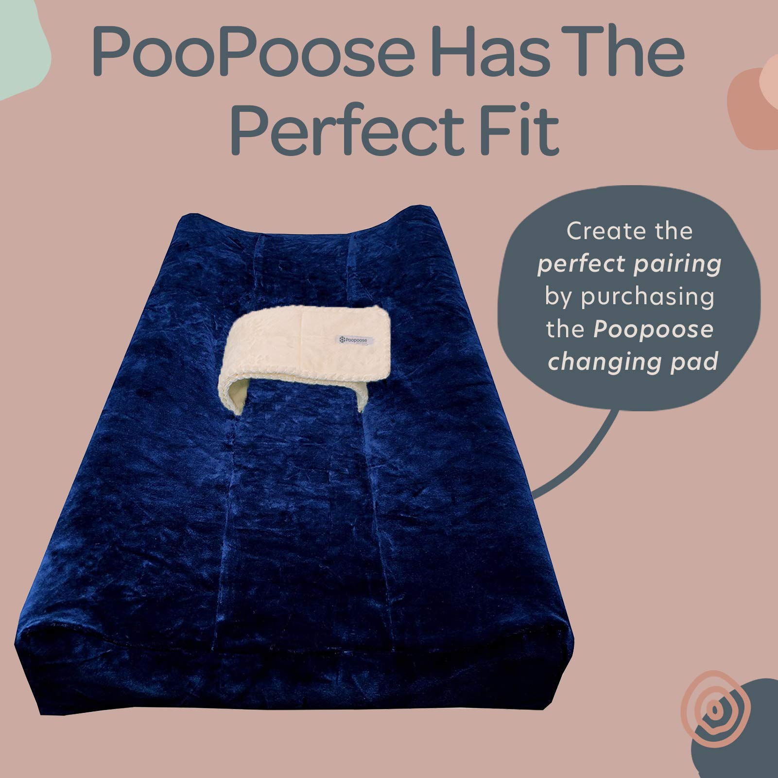 Midnight Blue Changing Pad Cover