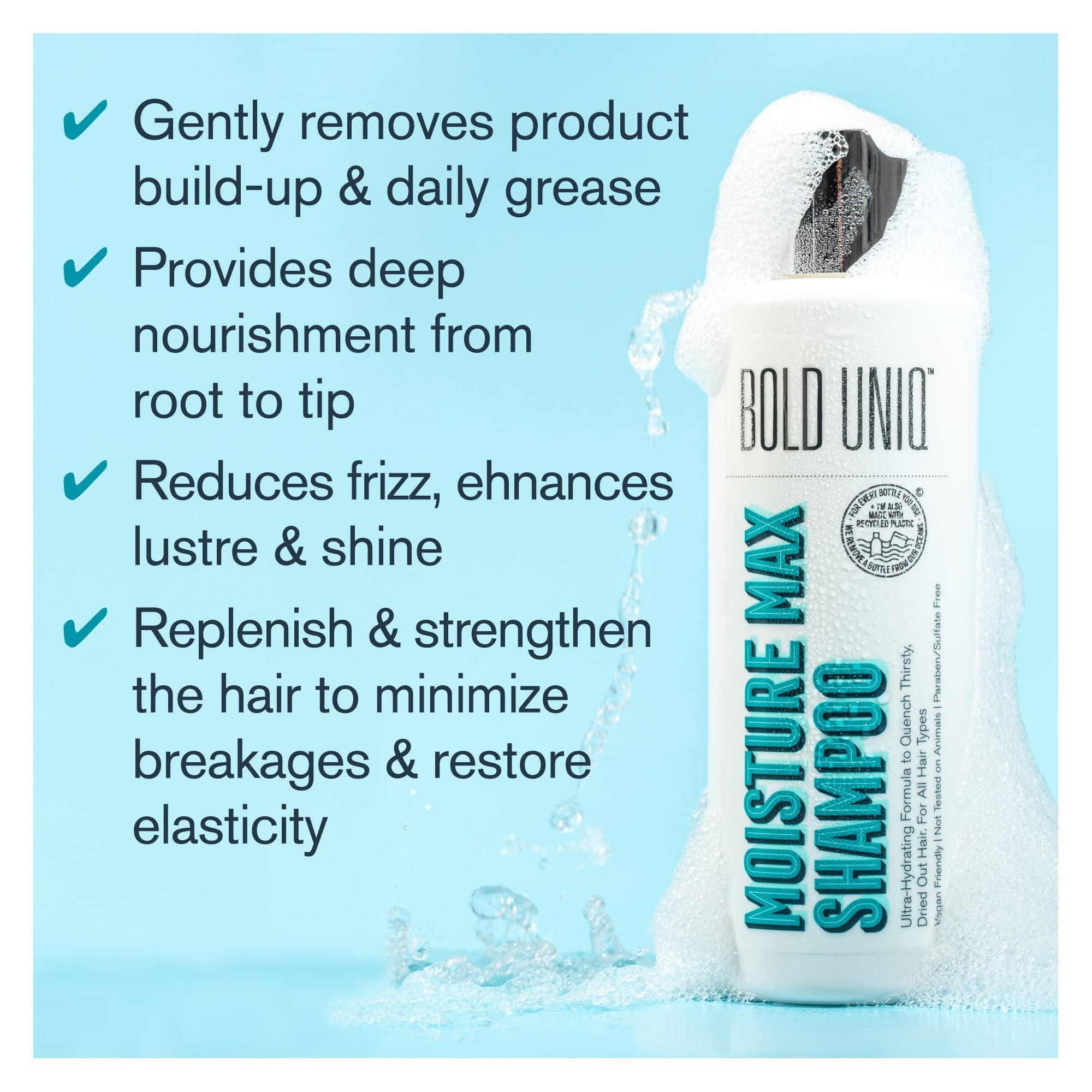 Moisturizing & Hydrating Shampoo for Dry Hair & Scalp