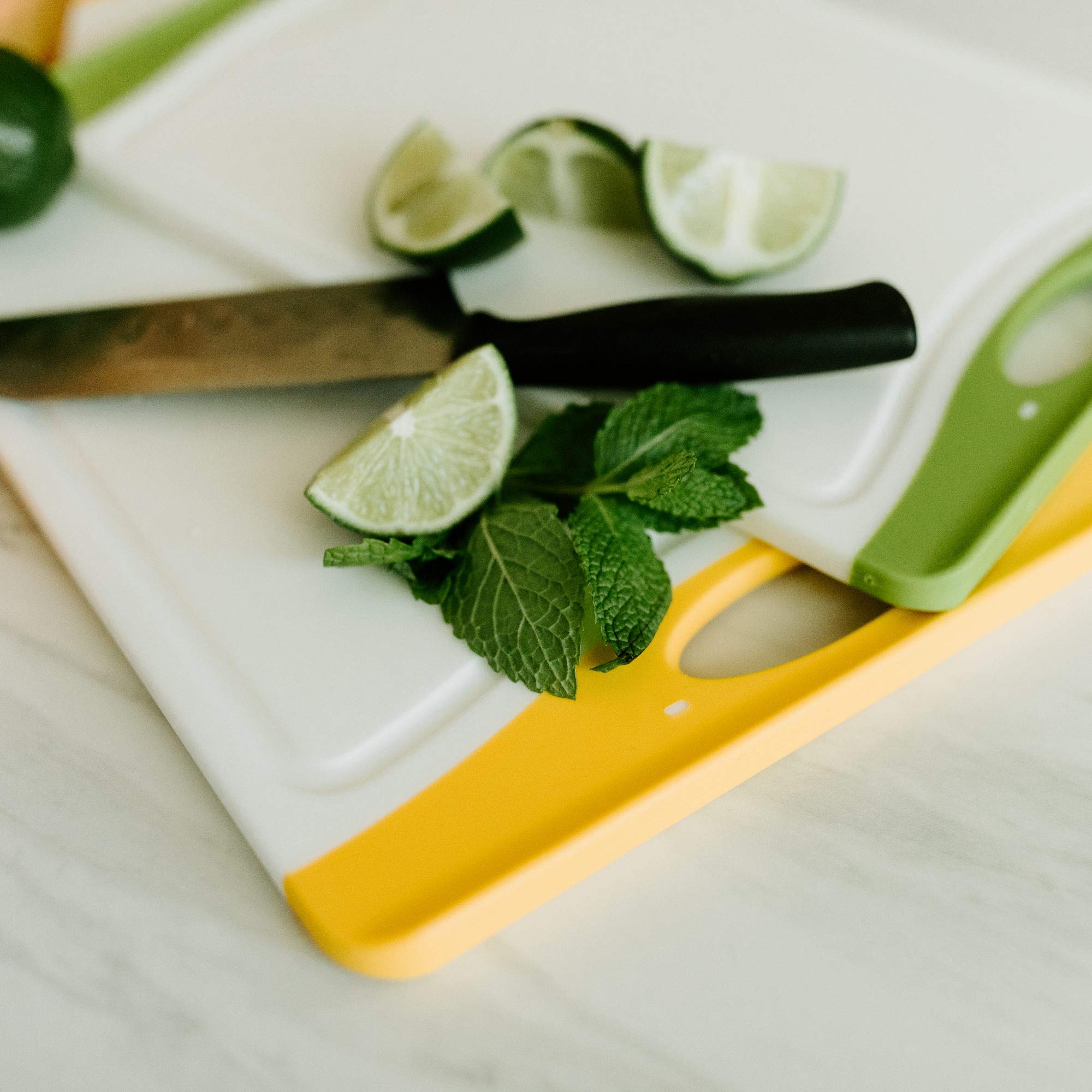 Non-Slip Plastic Cutting Board Set