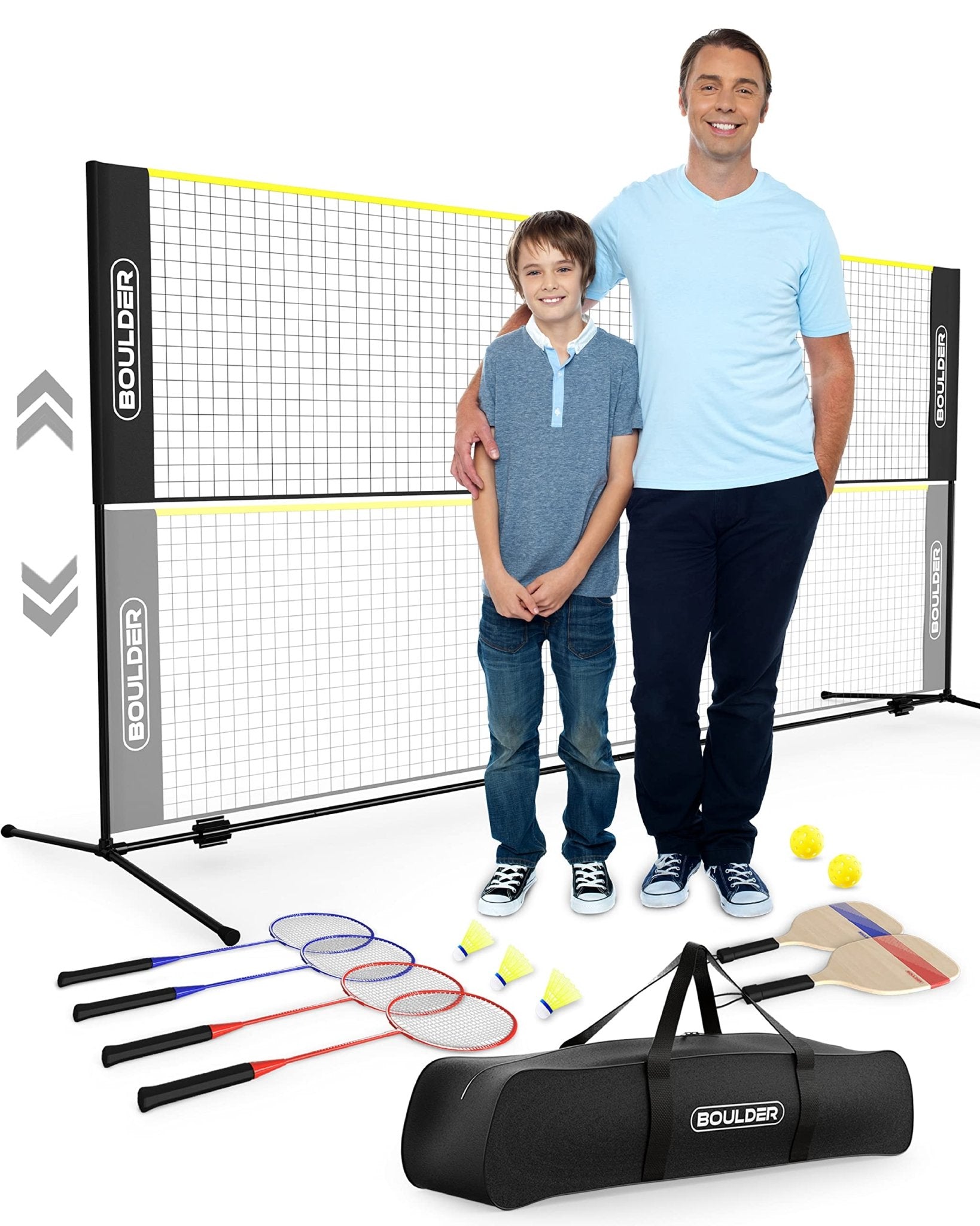 Pickleball Paddles & Badminton Set