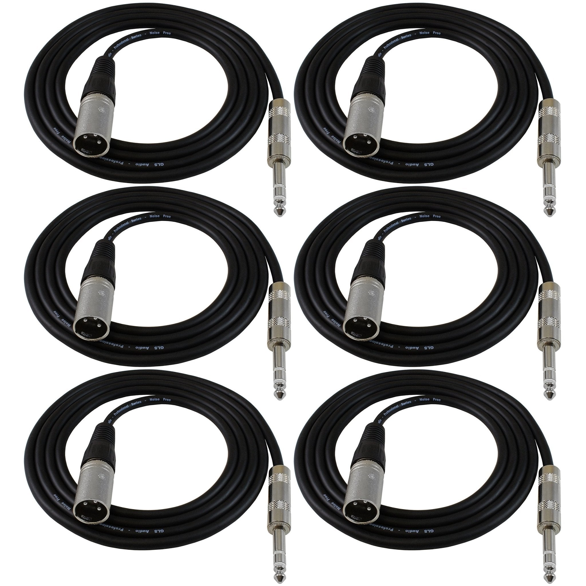 XLR M to 1/4