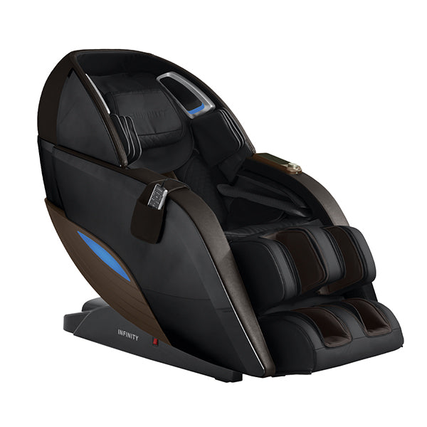 Infinity Dynasty 4D Massage Chair with Total Sole Reflexology in Brown, 18713004