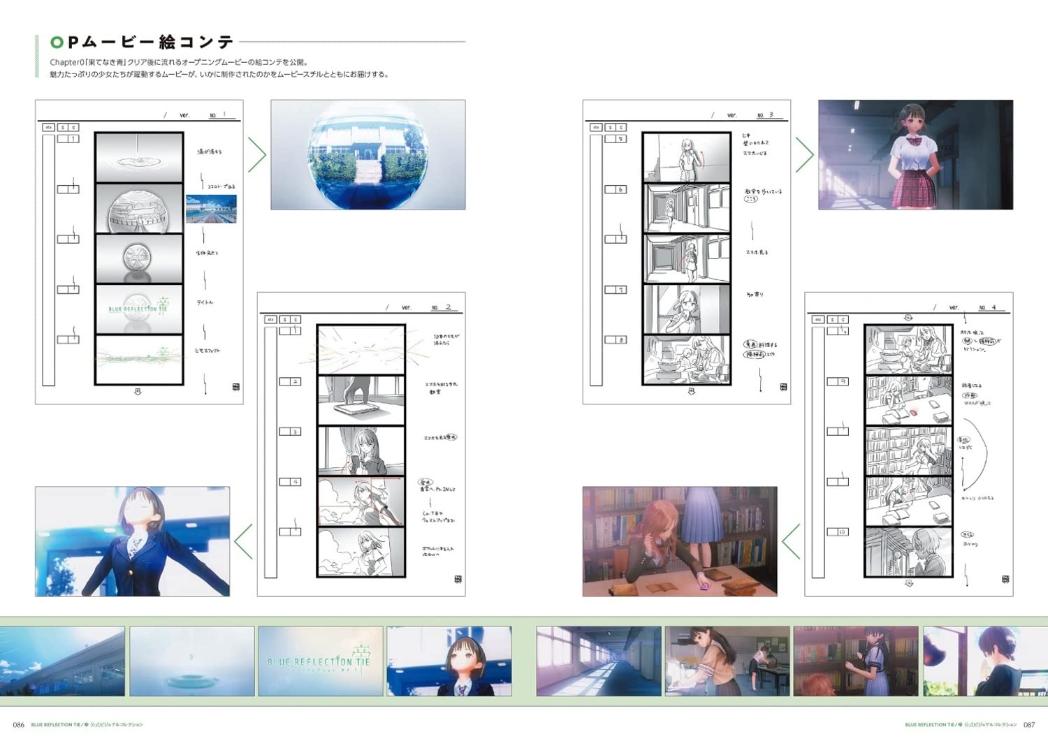 BLUE REFLECTION TIE Official Visual Book