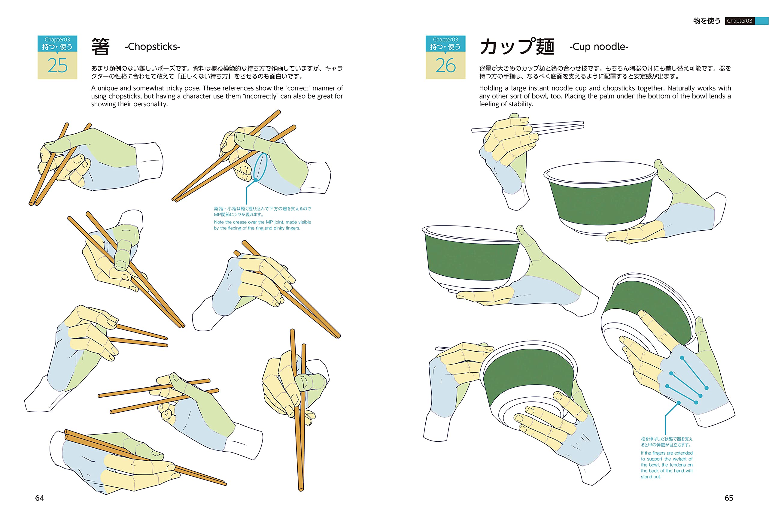 Practical Poses of The Hands WITH SIDE-BY-SIDE TRANSLATIONS