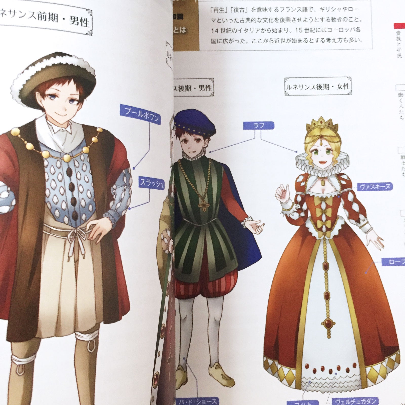 Manga Character European Costume Materials