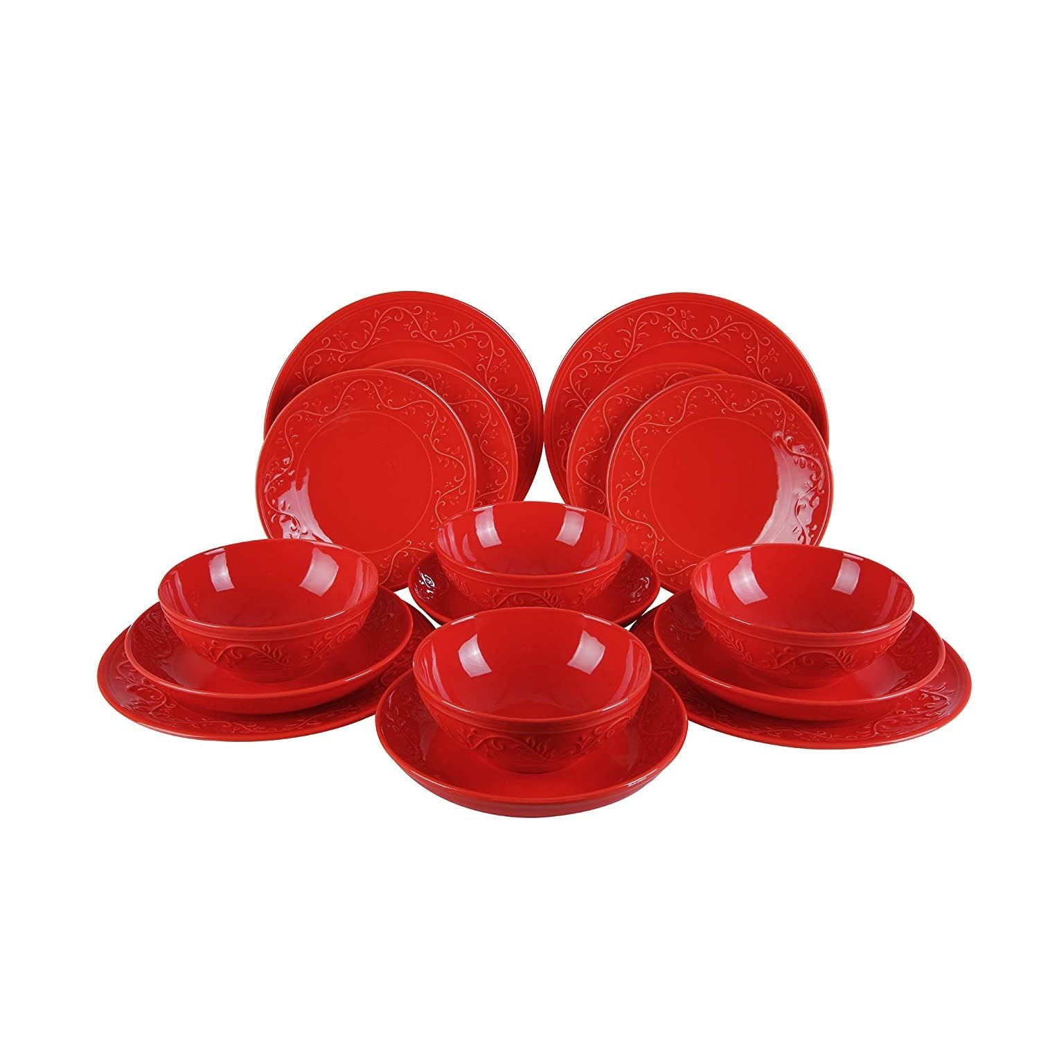 Fulya 16 Pieces Dinnerware Set