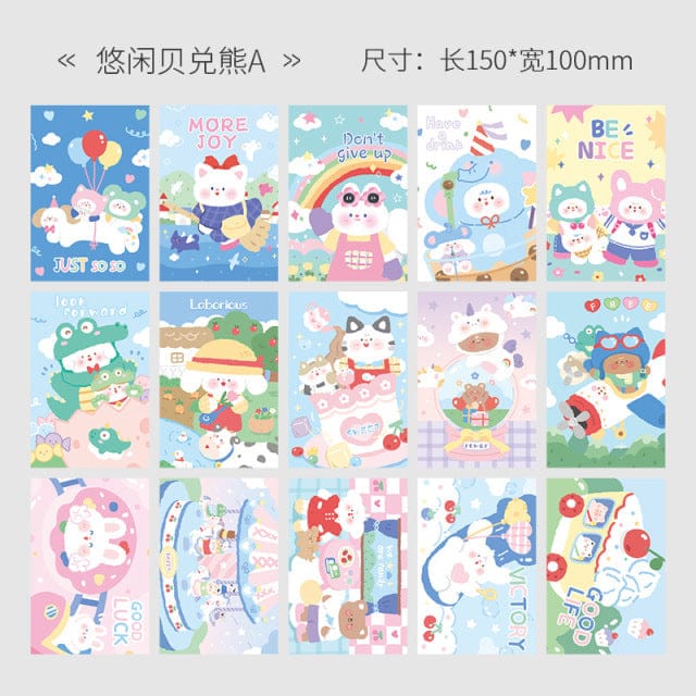 15pcs Kawaii Wall Cards