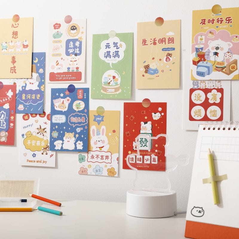 15pcs Kawaii Wall Cards