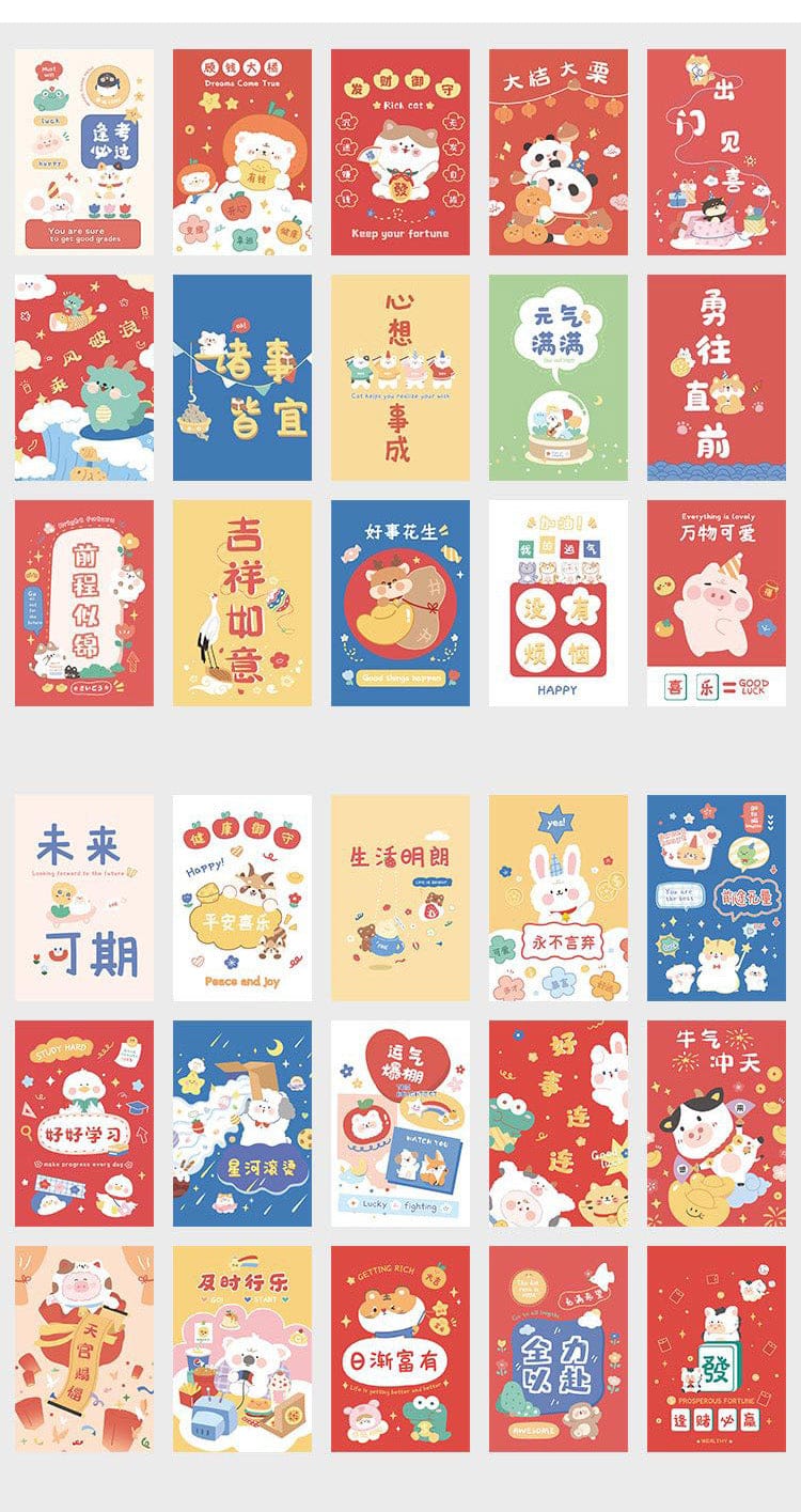 15pcs Kawaii Wall Cards