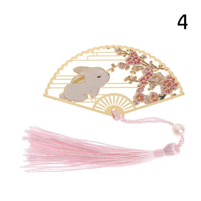 1PC Kawaii Fan Bookmark