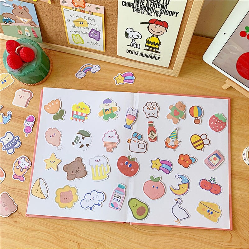 20Pcs/Set Gummy Bear Stickers