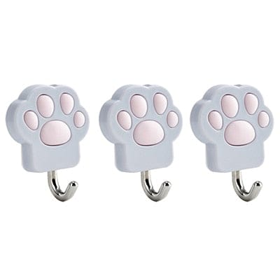 3pcs/set Cat Paw Wall Hook