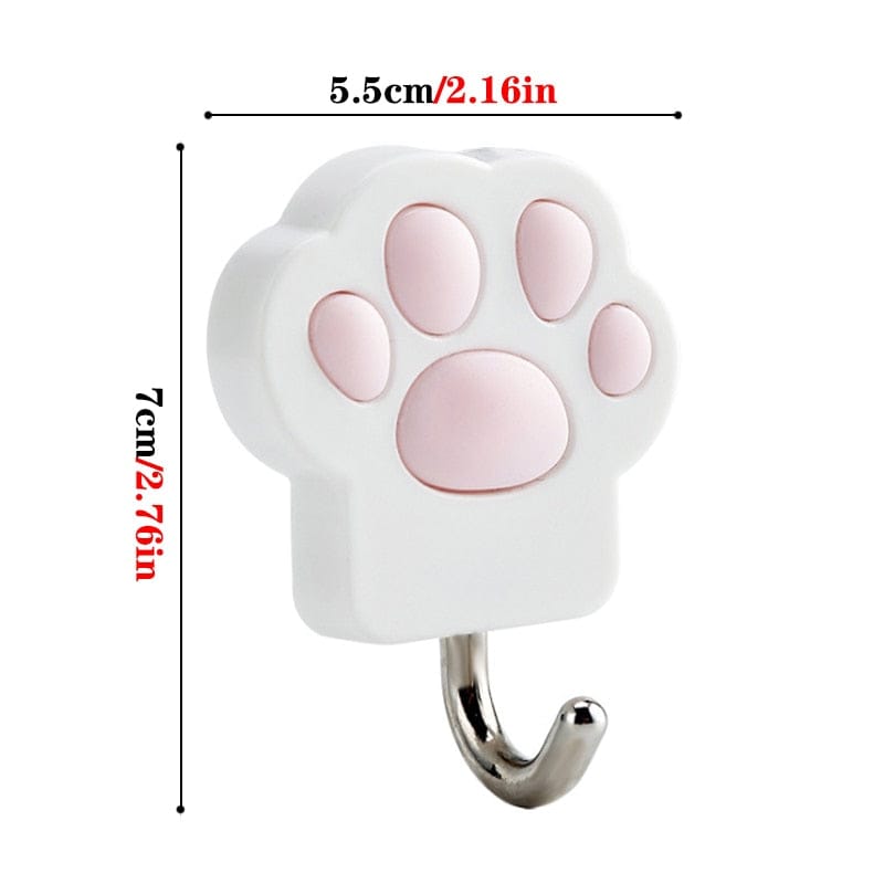 3pcs/set Cat Paw Wall Hook