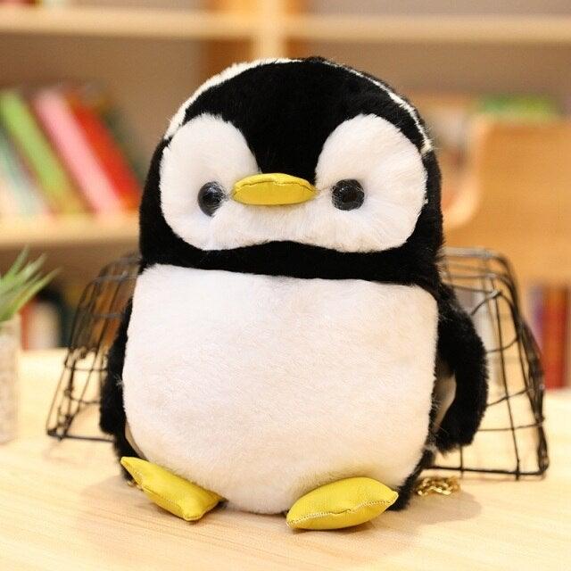 Kawaii Penguin Crossbody Bag Plush Toy