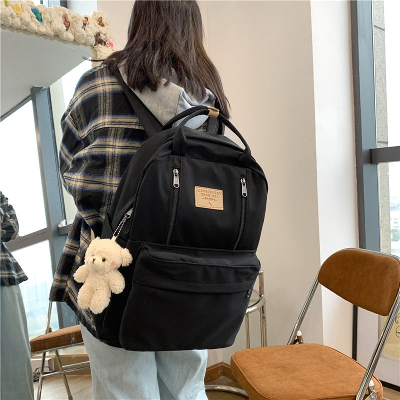 Shoppu City Double Zipper Rucksack