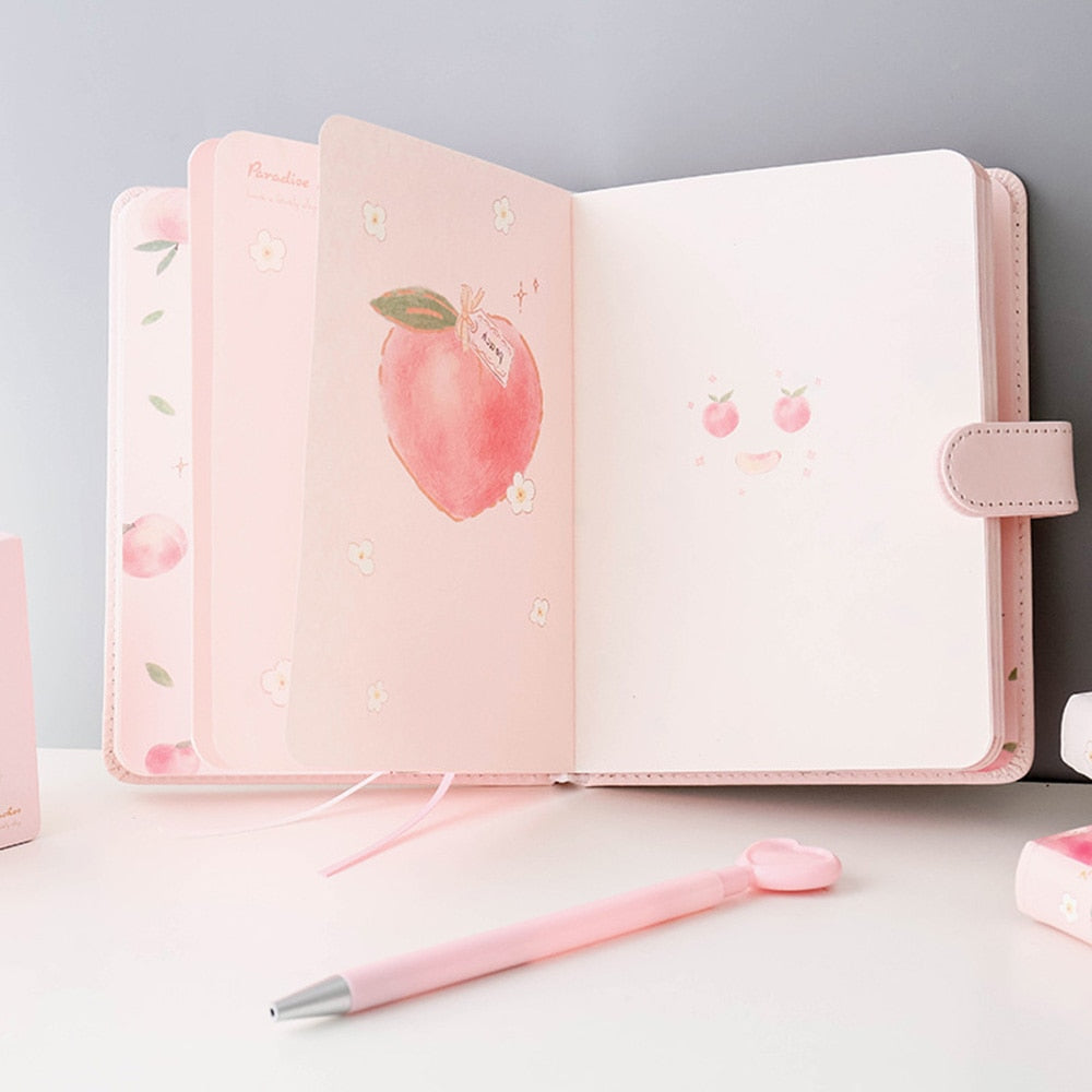 Peach Aesthetic Style Journaling Diary